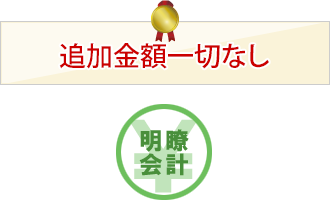 追加金額一切なし