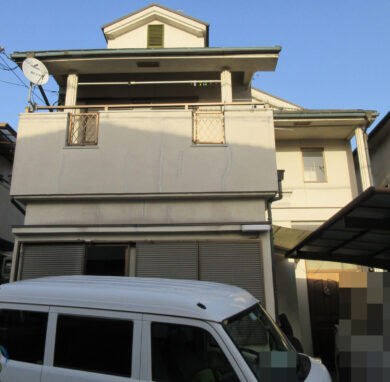 奈良磯城郡田原本町T様邸　外壁塗装・屋根塗装工事 施工前の写真