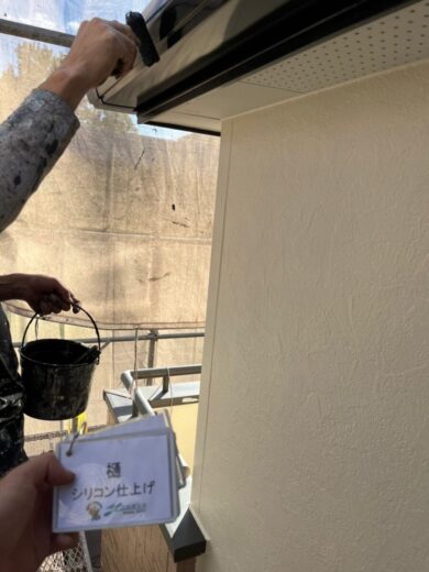奈良奈良市A様邸　外壁塗装・屋根塗装・防水工事 樋シリコン仕上げ