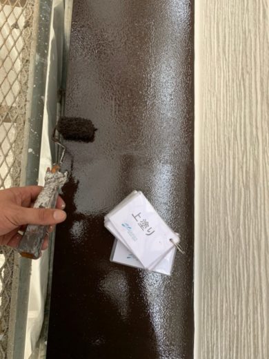 奈良奈良市M様邸　外壁塗装・屋根塗装・ベランダ防水工事 庇フッ素仕上げ