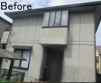 奈良奈良市H様邸　外壁塗装工事 施工前の写真