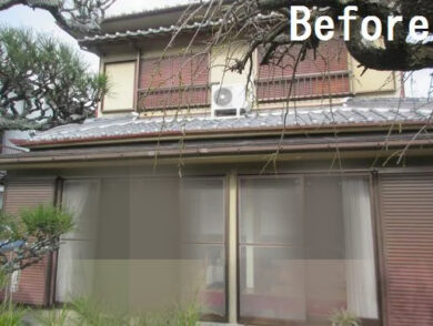 奈良生駒市H様邸　外壁塗装工事 施工前の写真