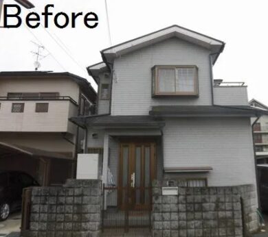 奈良天理市K様邸　外壁塗装・屋根塗装工事 施工前の写真