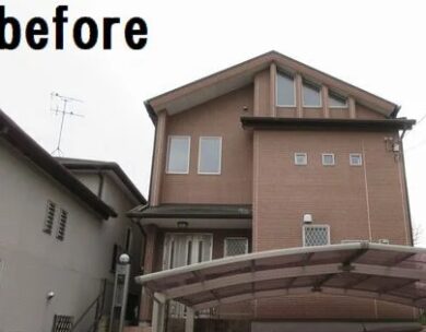 奈良生駒市X様邸　外壁塗装・屋根塗装・防水工事 施工前の写真