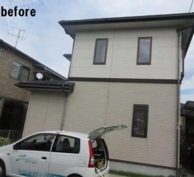奈良天理市I様邸　外壁塗装・屋根塗装工事 施工前の写真