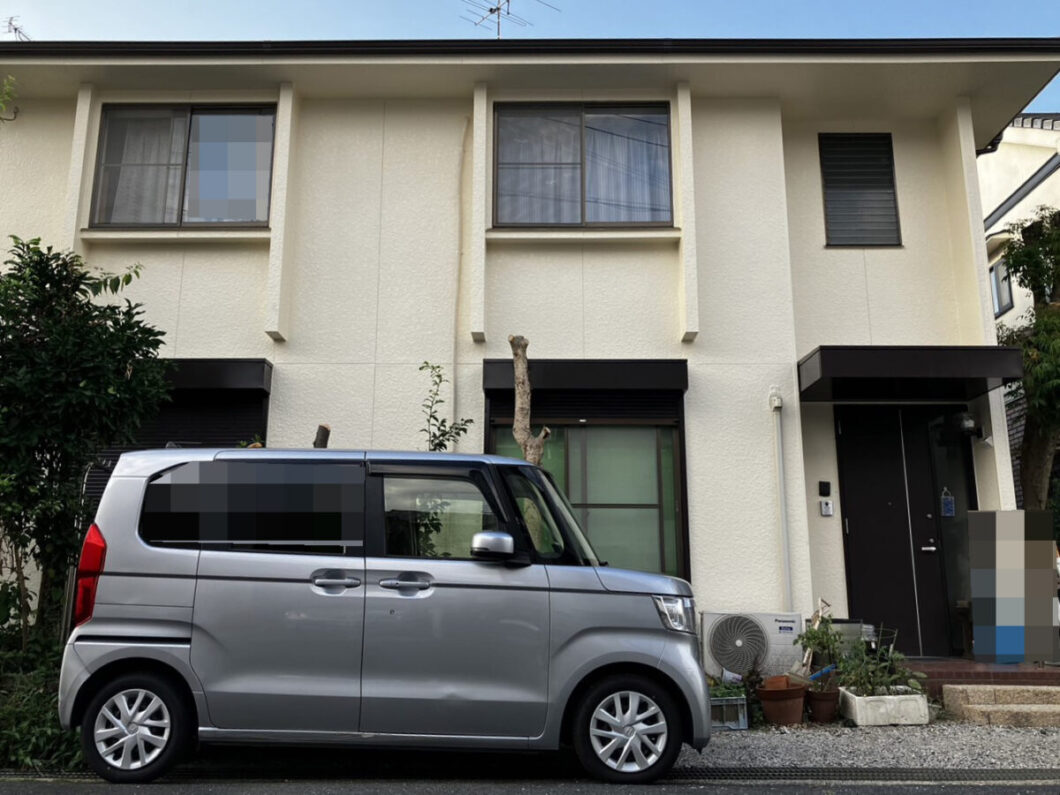 奈良の橿原田原本の株式会社ヨネヤの外壁塗装と屋根塗装のベージュクリーム系