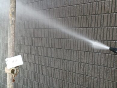 奈良大和郡山市H様邸　外壁塗装・屋根塗装・防水工事 洗浄