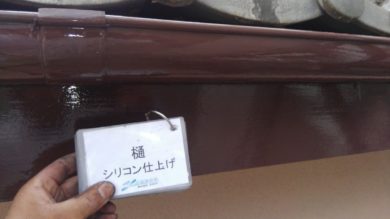 奈良生駒市H様邸　外壁塗装 樋シリコン仕上げ