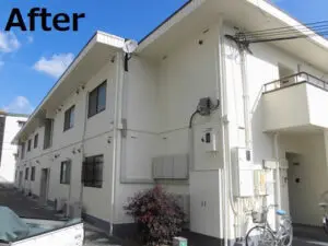 奈良香芝市　2階建てアパート塗装工事