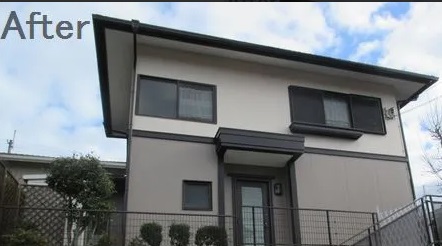 奈良の橿原田原本町の株式会社ヨネヤの外壁塗装と屋根塗装の住宅
