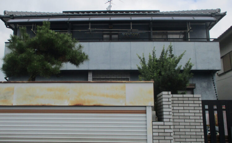 奈良磯城郡田原本町Y様邸　外壁塗装工事 施工前の写真