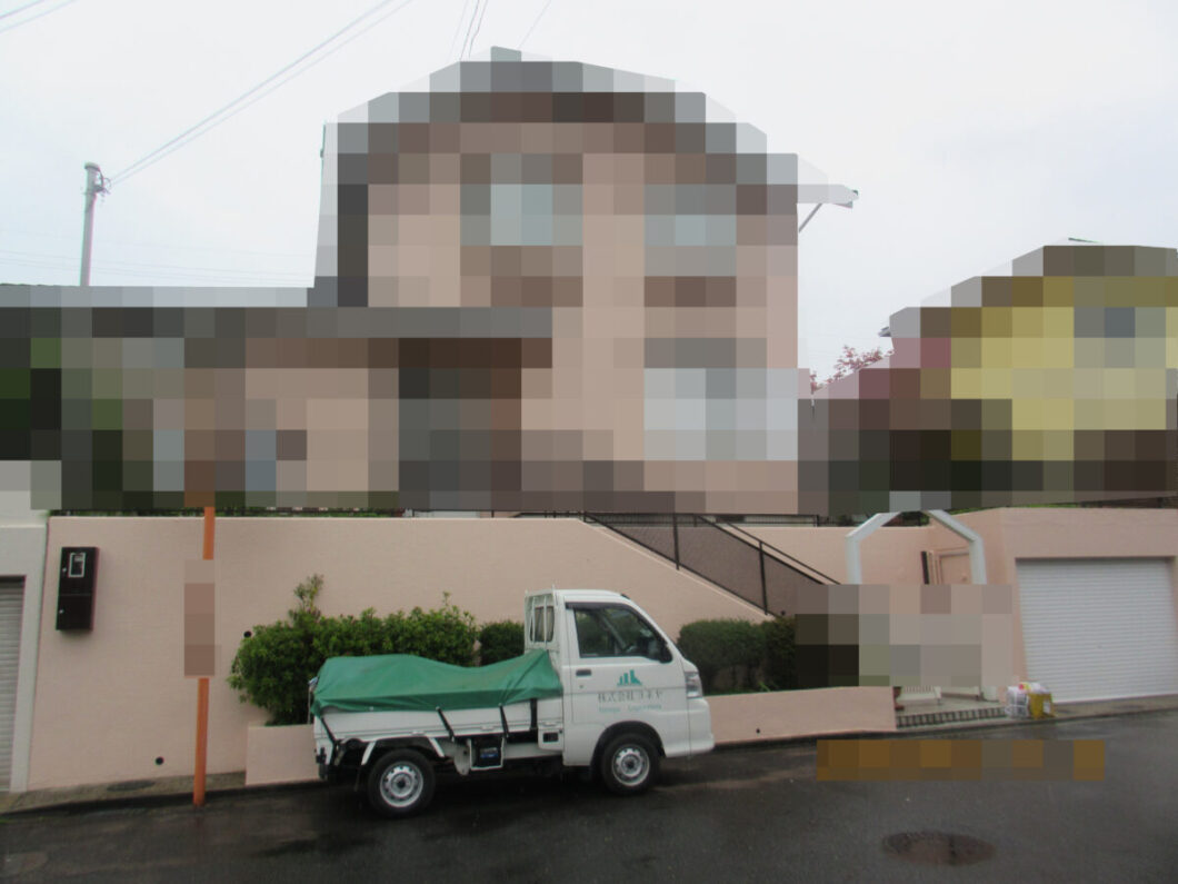 奈良県奈良市左京U様邸　外塀塗装工事 施工後の写真