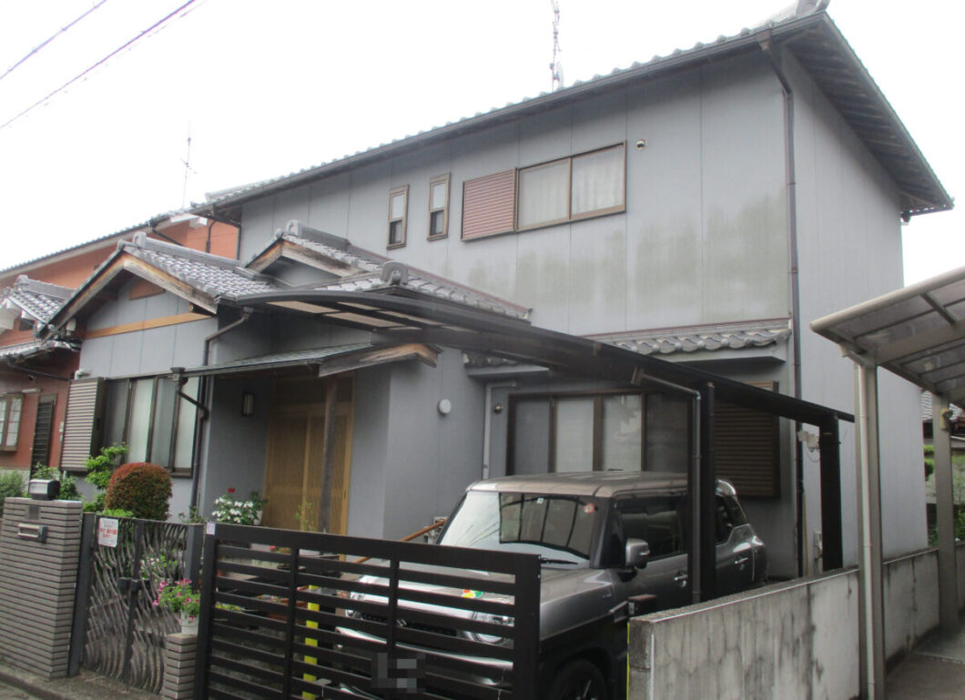 奈良県磯城郡田原本町Y様邸　外壁塗装工事 施工前の写真