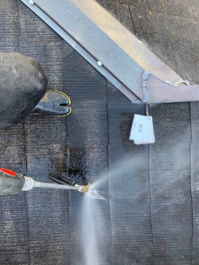 奈良磯城郡田原本町Y様邸　外壁塗装・屋根塗装・防水工事 洗浄