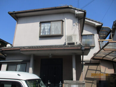 奈良橿原市W様邸　外壁塗装・屋根塗装工事 施工前の写真