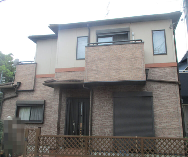 奈良奈良市A様邸　外壁塗装・屋根塗装・防水工事 施工前の写真