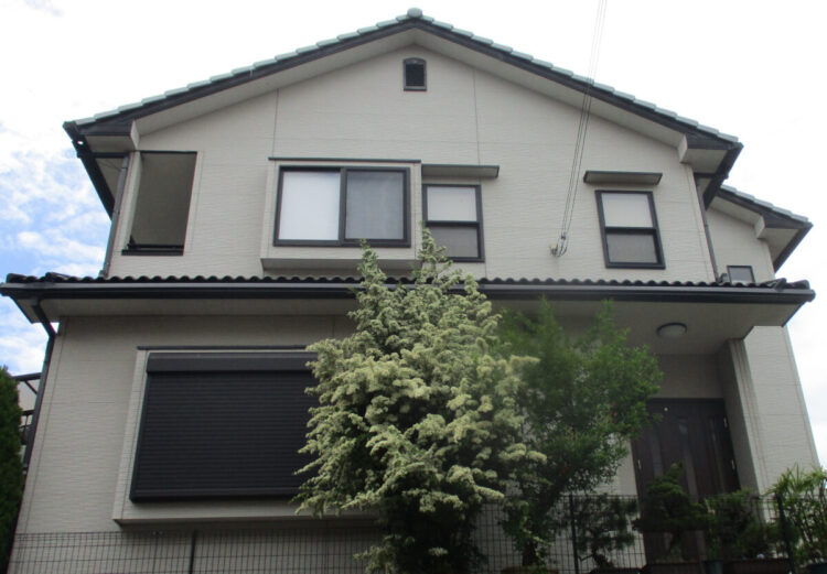 奈良生駒市M様邸　外壁塗装・防水工事 施工前の写真