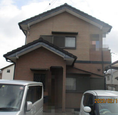 奈良天理市O様邸　外壁塗装・屋根塗装工事 施工前の写真
