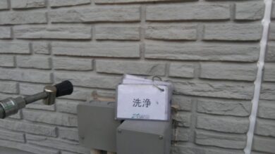 奈良生駒市M様　外壁塗装工事 高圧洗浄