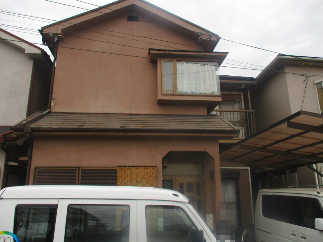 奈良橿原市K様邸　外壁塗装・屋根塗装工事 施工前の写真