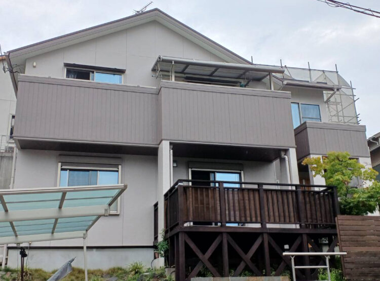奈良生駒市F様邸　外壁塗装・屋根塗装工事 施工後の写真