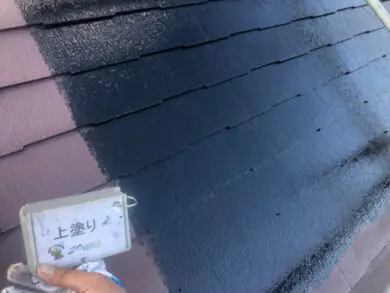 奈良の香芝市の株式会社ヨネヤの外壁塗装と屋根塗装のスレート屋根
