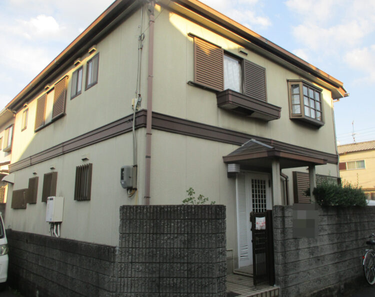奈良県橿原市K様邸　外壁塗装・屋根塗装工事 施工前の写真