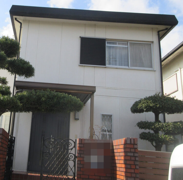 奈良生駒市S様邸　外壁塗装・屋根塗装工事 施工前の写真