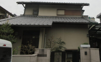 奈良橿原市M様邸　外壁塗装工事 施工前の写真