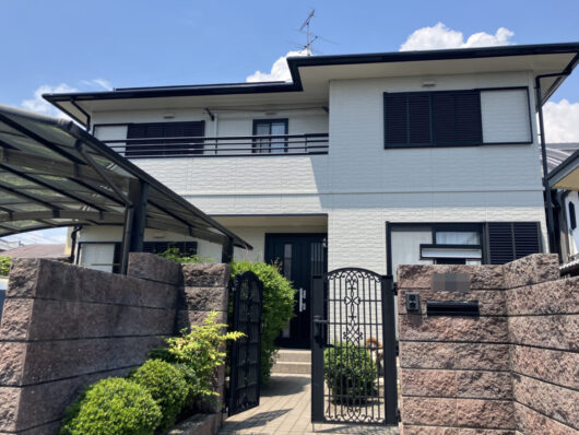 橿原市・田原本の外壁塗装・屋根塗装は実績No.1安心ヨネヤの奈良県のヨネヤで施工した白い家