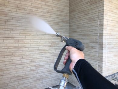 奈良大和郡山市N様邸　外壁塗装・ベランダ防水工事 高圧洗浄