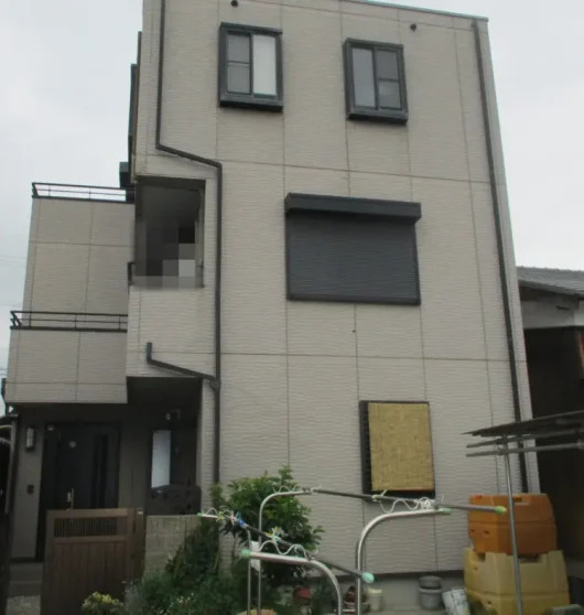 奈良磯城郡田原本町M様邸　外壁塗装工事 施工前の写真