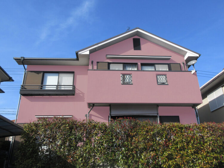 奈良の香芝市の株式会社ヨネヤの外壁塗装と屋根塗装のカラーシミュレーション