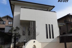 奈良県奈良市三碓地区Ｉ様　外壁・外べい塗装工事
