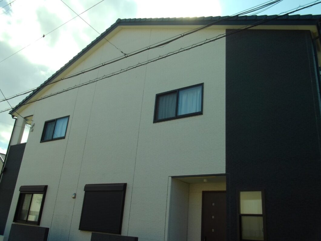奈良磯城郡川西町M様邸　外壁塗装工事 施工前の写真