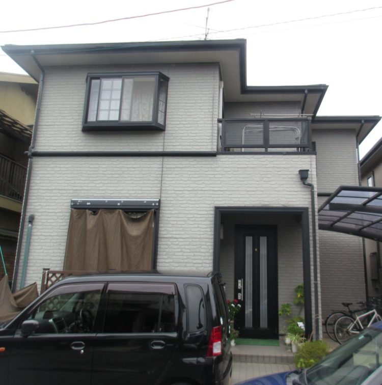 奈良橿原市K様　外壁塗装・屋根塗装・ベランダ防水工事 施工前の写真