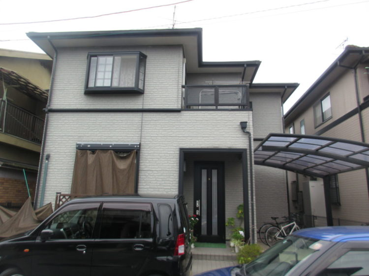 奈良・橿原市Ｋ様邸、外壁塗装・屋根塗装 施工前の写真