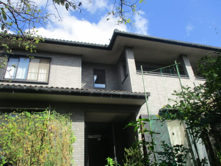 奈良奈良市Y様邸　外壁塗装・屋根塗装工事 施工前の写真