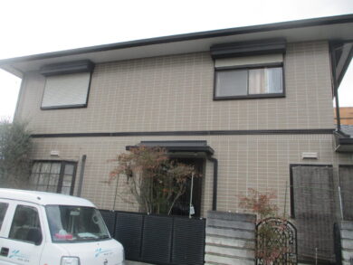 奈良天理市Y様邸　外壁塗装・屋根塗装工事 施工前の写真