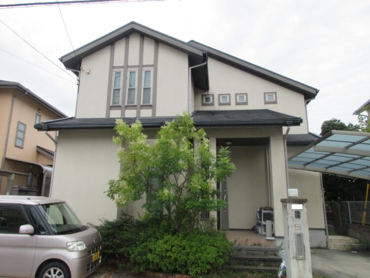 奈良生駒市K様　外壁塗装・屋根塗装・外塀塗装・防水工事 施工前の写真