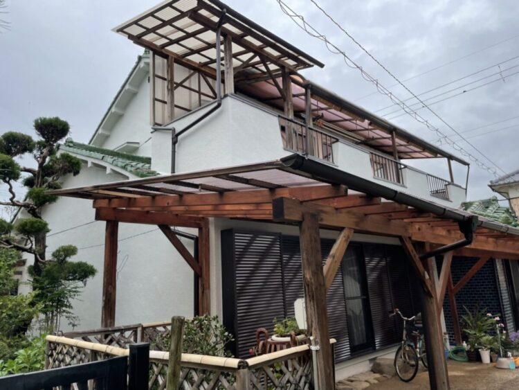奈良田原本町M様邸　外壁塗装工事 施工後の写真