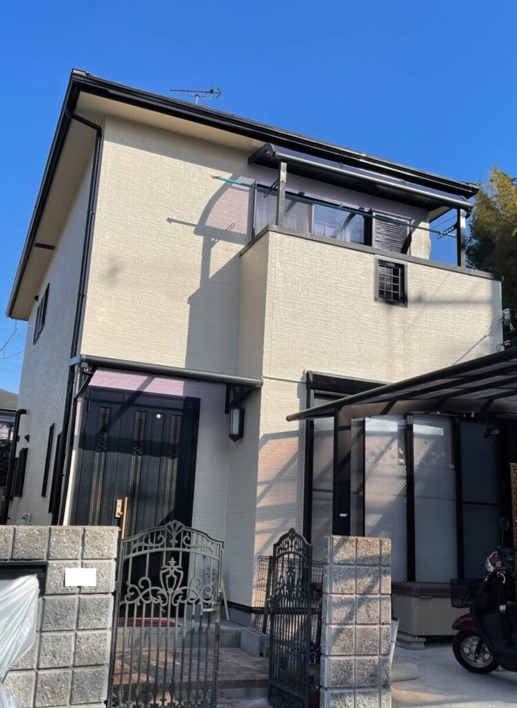奈良生駒市K様　外壁塗装・屋根塗装・防水工事 施工後の写真