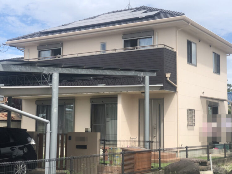 奈良桜井市F様邸　外壁塗装工事 施工後の写真