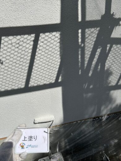 奈良天理市O様邸　外壁塗装工事 外壁上塗り