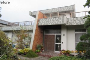 外壁塗装、屋上・バルコニー防水、ドア等取替工事 生駒市高山地区