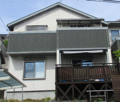 奈良生駒市F様邸　外壁塗装・屋根塗装工事 施工前の写真
