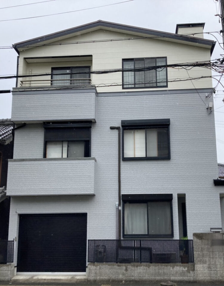 奈良天理市H様邸　外壁塗装・屋根塗装・防水工事 施工後の写真