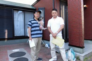 生駒市辻町地区O様　外壁サイディング塗装(３D工法)、屋根塗装、ベランダ防水工事