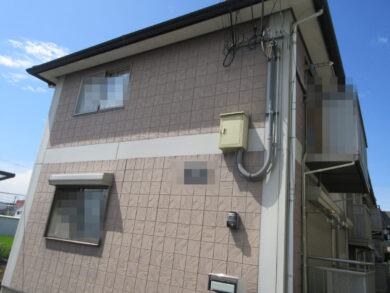 奈良橿原市S様邸（アパート）　外壁塗装・屋根塗装工事 施工前の写真
