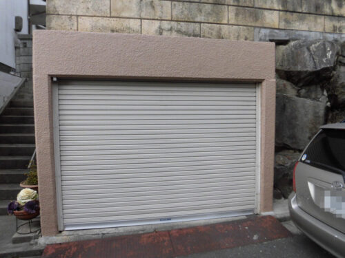 奈良県生駒市小明町H様邸　車庫塗装工事